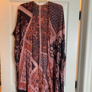 Evereve open shawl wrap duster